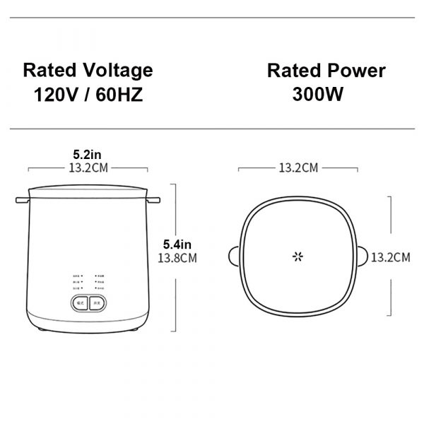 Mini Rapid Smart App Controll Electric Egg Cooker Travel Heated Milk and  Bottle Warmer - Image 8